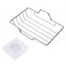 니니마켓 스테인레스 다용도 부착식 받침대 ., 블랙