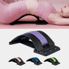 퓨어네이처 스트레칭 운동기구 가정용 자세교정, 핑크×1개