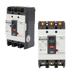 TS 태성전기산업 40A 3P MCCB 산업용 배선차단기 전기차단기 분전함, 1개