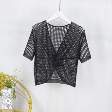 래시가드 트렌디 니트 래쉬가드 아이템 커버업 라운드넥 브이넥