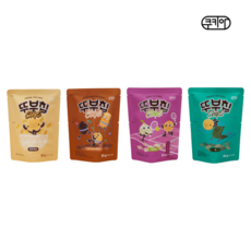 쿠키아 뚜부칩 과자 4종 세트, 20개, 50g