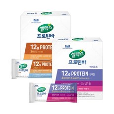 셀렉스 [SSG 특가]셀렉스 코어프로틴 너츠바+베리오트바 에너지 단백질바 각 6입(총 12개입), 1개