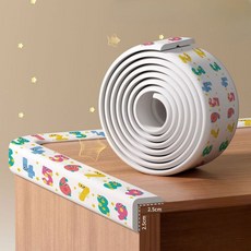 L型加厚 安全防護邊條 寶寶居家防撞貼 桌腳邊角防護, 1個, 數字, 灰色