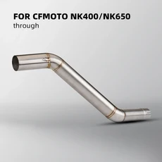 CFMOTO NK400 NK650 NK 팔꿈치 51mm 오토바이 배기 탈출 시스템 수정 머플러 중간 링크 파이프, 02 TYPE-C