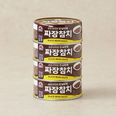 사조 짜장참치 100g4입