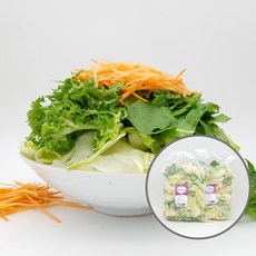 낮12시전 발송 100%국내산 그린 믹스샐러드 대용량 1kg, 그린 믹스 1kg
