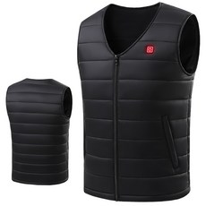 lifesync 발열조끼 남자 조끼 3단계 방한패딩 usb 온열조끼 등산 골프 배달 러닝 낚시용 골프 야외 작업복 배달 근무복 남녀공용 보이넥 베스트