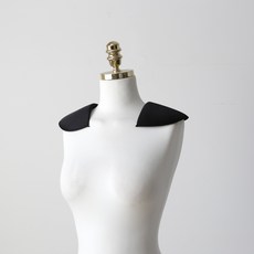 아트위브 보드레 어깨뽕 어깨패드 리폼용 어깨라인 수선 부자재, 블랙 (4mm), 1개