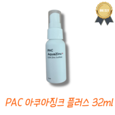 [PAC] 아쿠아징크 플러스 민감성 피부, 1개, 32ml