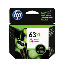 휴렉팻커드 HP No.63XL 잉크 대용량 F6U63AA, 칼라, 1개