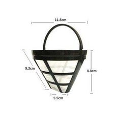 드립 옐로우 종이 여과지 필터 추출 커피 파우치 드립백 커피 거름망, 1개, 라지 블랙 커피