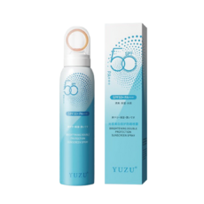 YUZU 光感美白倍護防曬噴霧 SPF50 PA+++ 高係數防曬 清爽不黏膩 全身適用 200ml, 3個