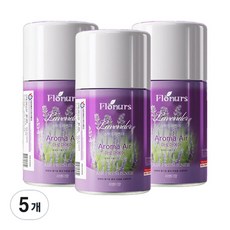 아로마에어 방향제 자동분사기 리필 캔 ( 스윗라벤더 향캔 ), 280ml, 5개