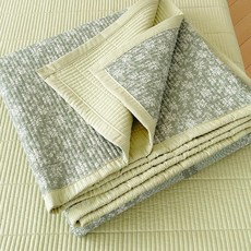 패드 침대커버 세트 두꺼운 매트커버 침구, 1개, 와일드 플라워 그린 가든