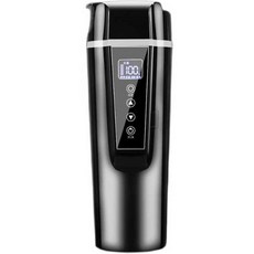 차량용물끓이기 차량용주전자 카포트 12V24V 전기포트 텀블러, 500ML 업그레이드 상아색 차량+가정용