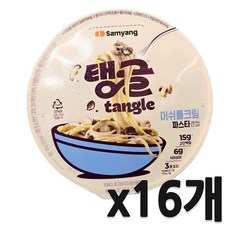 tangle 탱글 머쉬룸 크림 파스타 큰컵, 16개, 105g