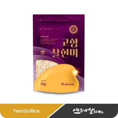 미풍라이스 고향찰현미 누룽지향 현미찹쌀, 3kg, 1개