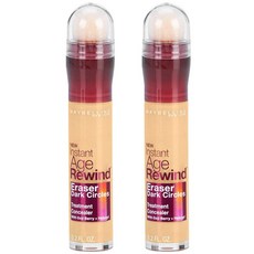 메이블린 인스턴트 에이지 리와인드 이레이저 다크 서클 컨실러 + 트리트먼트 6.0ml, 2개