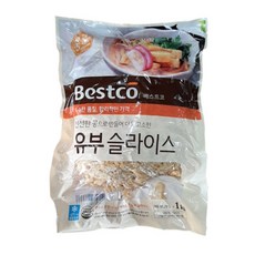 베스트코 냉동 유부슬라이스, 2개, 1kg