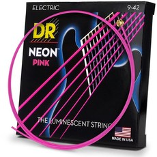 DR Strings HI-DEF NEON 일렉트릭 기타 스트링 (NPE-9) 핑크 149297