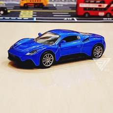 合金車模 雙開門跑車 警車 仿真小汽車模型 兒童收藏玩具, 微NG瑪莎-藍色, 1個