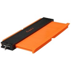 不規則輪廓取型尺 萬能型變尺 木工拼接測量工具 百變輪廓尺 不規則形狀測量尺 複製輪廓神器 多功能取型器, 10吋輪廓規*1個