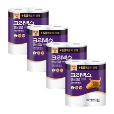 크리넥스 안심 3겹 키친타월 프리미엄, 180매, 8개