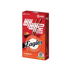 KBO X 초코 빼빼로 한화 이글스, 54g, 15개