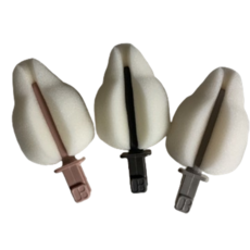 마더케이 리필형 스펀지 젖꼭지솔 리필 3p 세트, 3세트, 3가지색상