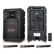 TEV TA-680B-3 藍芽/CD/USB/SD 三頻無線擴音機, 1個
