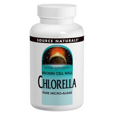 SOURCE NATURALS 小球藻補充錠, 1罐, 200顆