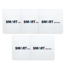 모든 브랜드 호환 스마트 카드키 스티커키, 부착형, 5개