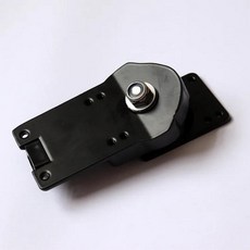 랜드 서핑 보드 스티어링 브리지 스키가 필요 로드 펀치 더블 용수철 베이스 스케이트보드 스케이트 트럭, 1. black, 1개