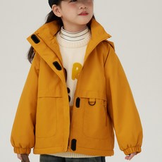 女童衝鋒衣 秋冬新款 時髦兒童秋裝加絨保暖外套