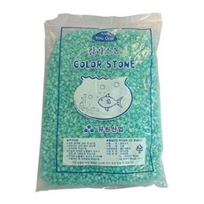 어항 장식 칼라 스톤1kg, 1개