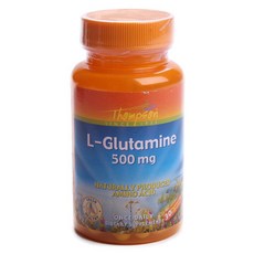 THOMPSON L-谷氨酰胺 500 毫克素食膠囊, 30 件, 1個
