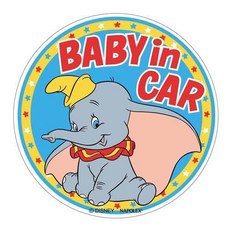 나폴렉스 자동차 스티커 디즈니 자석 스티커 덤보 DC-4, 1개