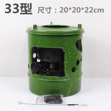 캠핑용 난로 미니석유곤로 전원주택 일반형 빨간색 641 로 버너 석유곤로 가정용 휴대용, 염륜표 33#형(10노심두)