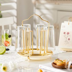 바바이인 고급 세균방지 공간 최적화 컵 건조대, 1개, 화이트