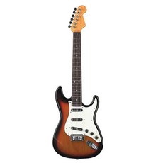 입문용 전자 기타 일렉 초보자 연습용 트릭 연습 레슨, 1개, 상세페이지 참고, 모델 D 브라운 일렉 기타-배터리