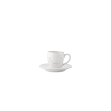 줄리스카 베리&뜨레드 데미타스 컵앤 소서 (Berry & Thread Whitewash Demitasse Cup), 1개, 화이트