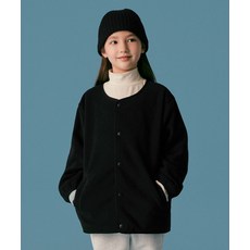 무신사 스탠다드 MUSINSA STANDARD KIDS 폴라 플리스 라운드 넥 재킷 자켓 [블랙] MKBFJBK16-BK 379808
