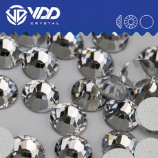 유리비즈 크리스탈비즈 DIY 주얼리 핫픽스 팔찌목걸이 부자재 제작용 화이트, 14400개, SS8 (2.3-2.5mm) 약 14400개 화이트 S