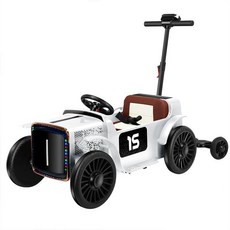 Bedochi Parent-Child Car Children 전기 자동차 원격 제어 자동차는 성인 소년 소녀 장난감 자동차가 앉을 수 있습니다., 2. 흰색 12v7Ah 일반 휠, 일반