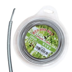 제르가 예초기날 그린웍스 호환 예초기 와이어 줄 줄날 2.4mm x 30m, 1개