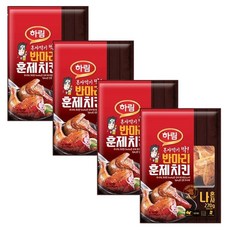 하림 반마리훈제치킨불맛소스 320g 4개