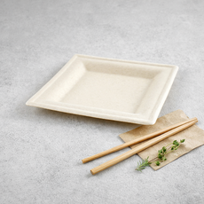 펄프접시 디저트 디쉬 SP-01 160x160, 1개, 100개