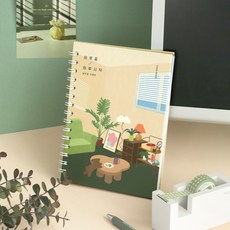 아이코닉 (오타상품기획) 하루끝하루시작 가계부 만년 용돈기입장, 04 포레스트카페