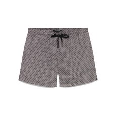 딸리아또레 기하학 프린트 스윔 쇼츠, 블랙계열