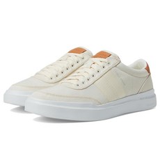 Cole Haan 남성용 Grandpro Rally 캔버스 Ii스니커즈 아이보리/내추럴 탠/화이트